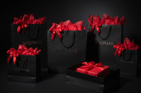 SOYMAR BAGS BLACK AND GIFT RED